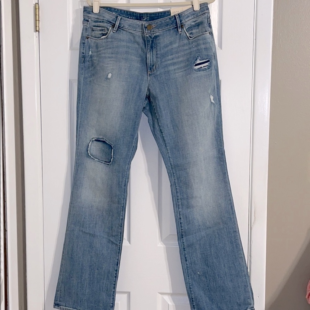 Loft curvy bootcut jeans